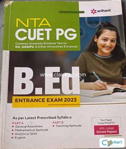 Arihant NTA CUET PG B.Ed Entrance Exam Guide (With Solved Papers