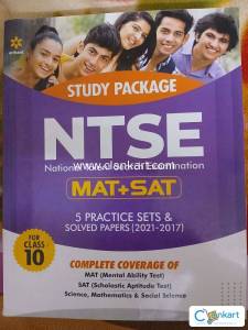Arihant NTSE Study Package (MAT+SAT) Math, Science & SSt