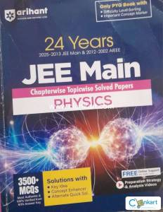 Arihant Physics PYQ for JEE Main AIEEE (24 Years)