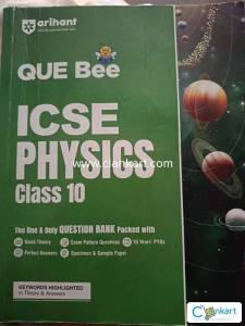 Arihant Physics QUE Bee class 10 ICSE (COMPETENCY FOCUSED BOOK LATEST)