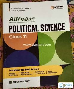 Arihant Political Science All in One Class 11