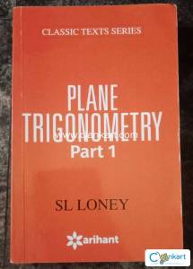 Arihant SL Loney Plane Trigonometry  Part 1