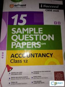 Arihant Sample Papers Accountancy Class 12