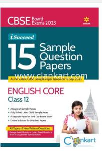 Arihant Sample Papers with quick revision English Class 12