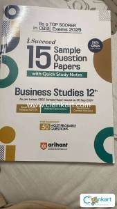 Arihant Sample question papers ( 3books English,economics, BST)