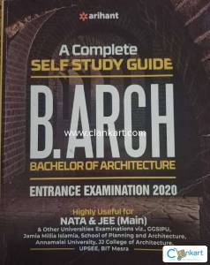 Arihant Self Study Guide for B.Arch Entrance Examination 2020