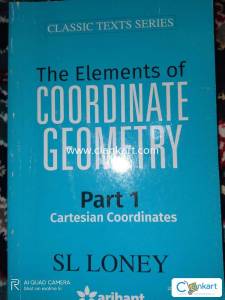 Arihant The elements of coordinate geometry sl loney