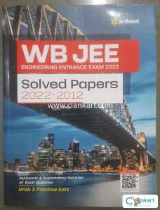 Arihant WBJEE Solved Papers (Includes 3 Extra Practice Sets)