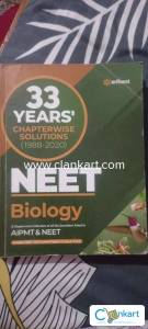 Arihant  Neet Biology, 33 years chapter wise solutions,