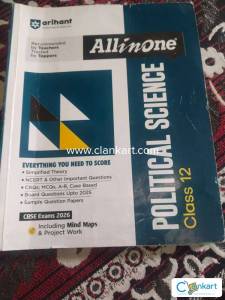 Arihant all in one class 12th political science