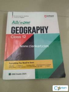 Arihant all in one for geography class 12th boards