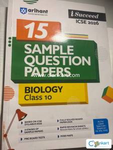 Arihant biology SPs for class 10 icse