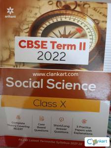 Arihant cbse term 2 social science for class 10