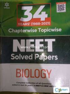 Arihant chapter wise NEET solved papers Biology