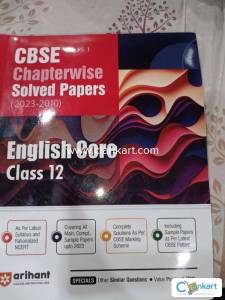 Arihant chapterwise solved papers ( English core) class 12