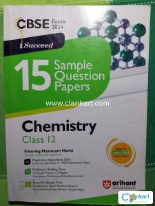 Arihant chemistry 15 sample question papers