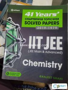 Arihant chemistry 41 years chspterwise topicwise solved papers