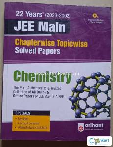 Arihant chemistry PYQ's of jee main for class 11th & 12th