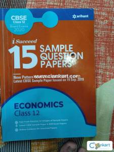 Arihant class 12 Economics 2020 sample paper