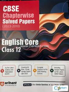 Arihant english chapterwise solved papers class 12