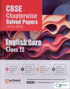 Arihant english core chapterwise pyq for class 12