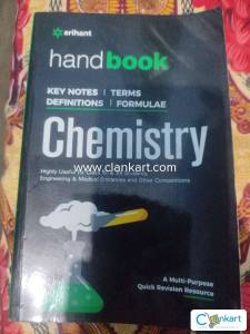 Arihant hand book of chemistry for class 11 and class 12 with key note