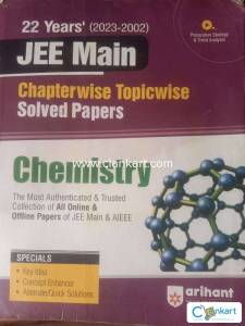 Arihant jee mains 22 years (2023-2002) PYQs Chemistry