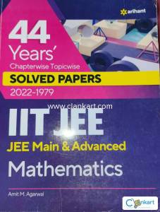Arihant mathematics 44 years jee mains and advanced chapter wise pyqs