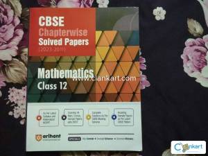 Arihant mathematics chapterwise solved papers for class 12