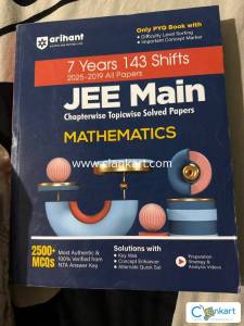 Arihant maths jee mains pyqs