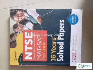 Arihant ntse mat+sat 16 years solved paper