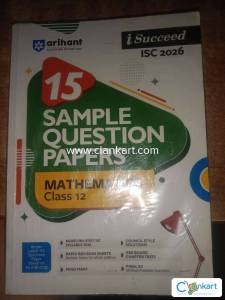 Arihant sample questions paper for class 12 ( Maths and Chemistry)