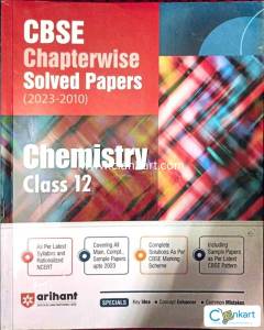 Arihantchemistry chpaterwise class 12