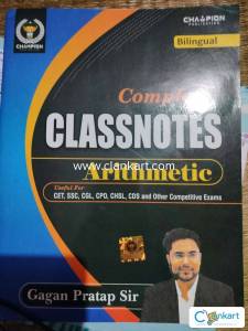 Arithmetic Classnotes
