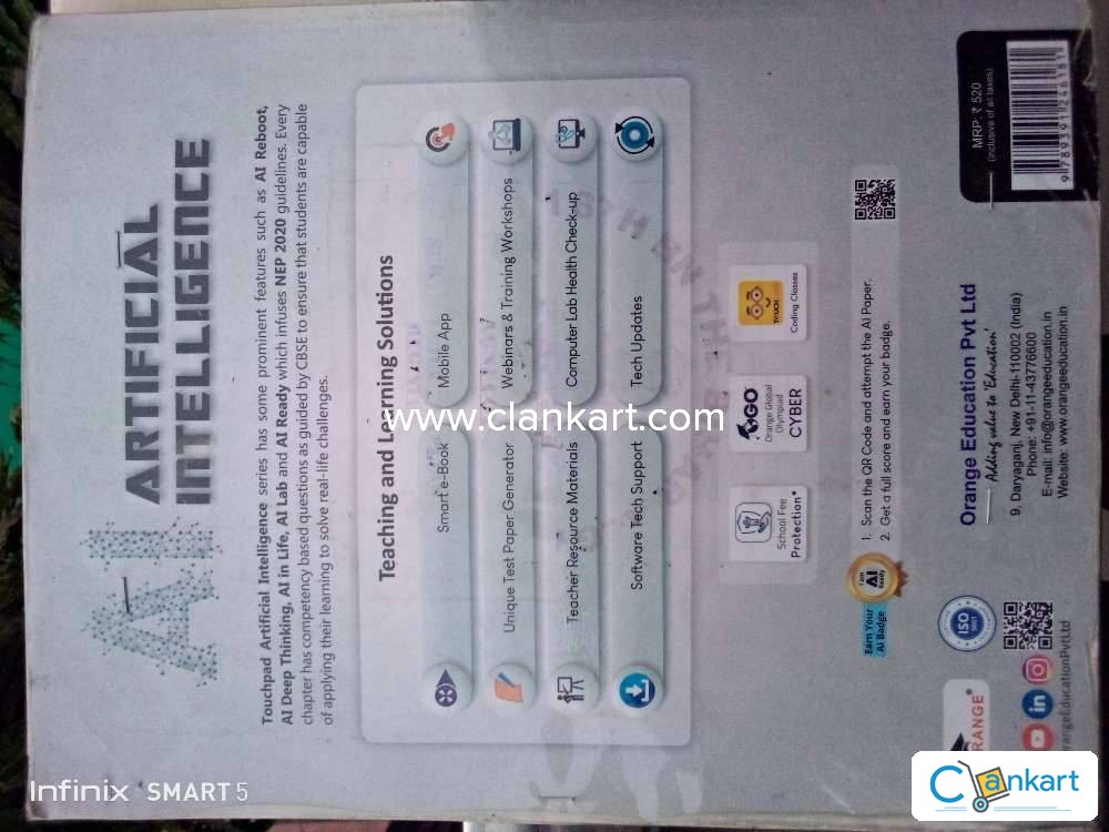 Buy 'Artificial Intelligence Class 9' Book In Excellent Condition At ...