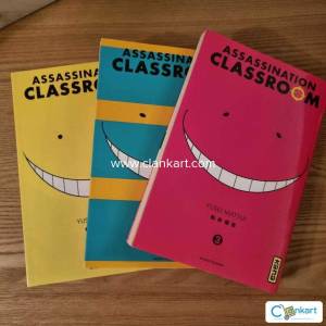 Assassination classroom volume 1, 2, 3