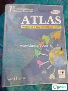 Atlas world at a glance through maps