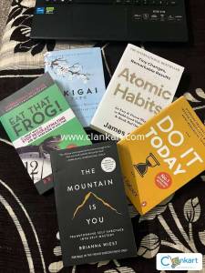 Atomic Habits, IKIGAI, Do it Today, Eat that Frog, The Mountain is You
