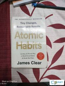 Atomic habits written by James clear in very good condition