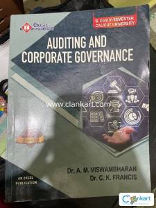 Auditing and corporate governance for bcom 6th semester