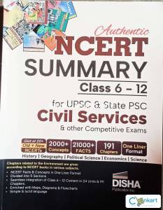 Authentic NCERT Summary (Class 6 to 12) for UPSC & State PSC