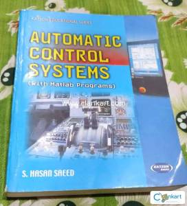 Automatic Control Systems (With Matlab Programs),Author(s) Hasan Saeed