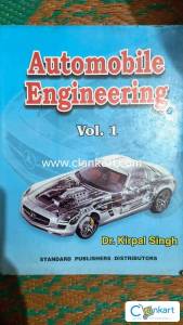 Automobile Engineering Vol I Author Dr. Kripa Singh