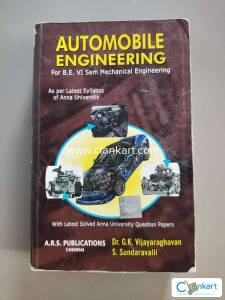 Automobile engineering for BE MECHANICAL ENGINEERING