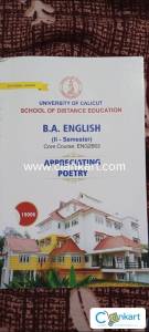 B.A.English(2nd semester)