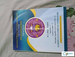 B.A First Year English Hons