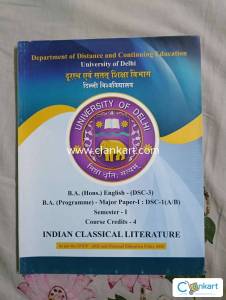 B.A First Year English Hons