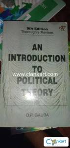 BA political science an introduction to political theory
