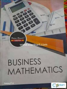 BBA First year business mathematics book