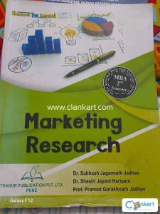 BBA second year Marketing Research book